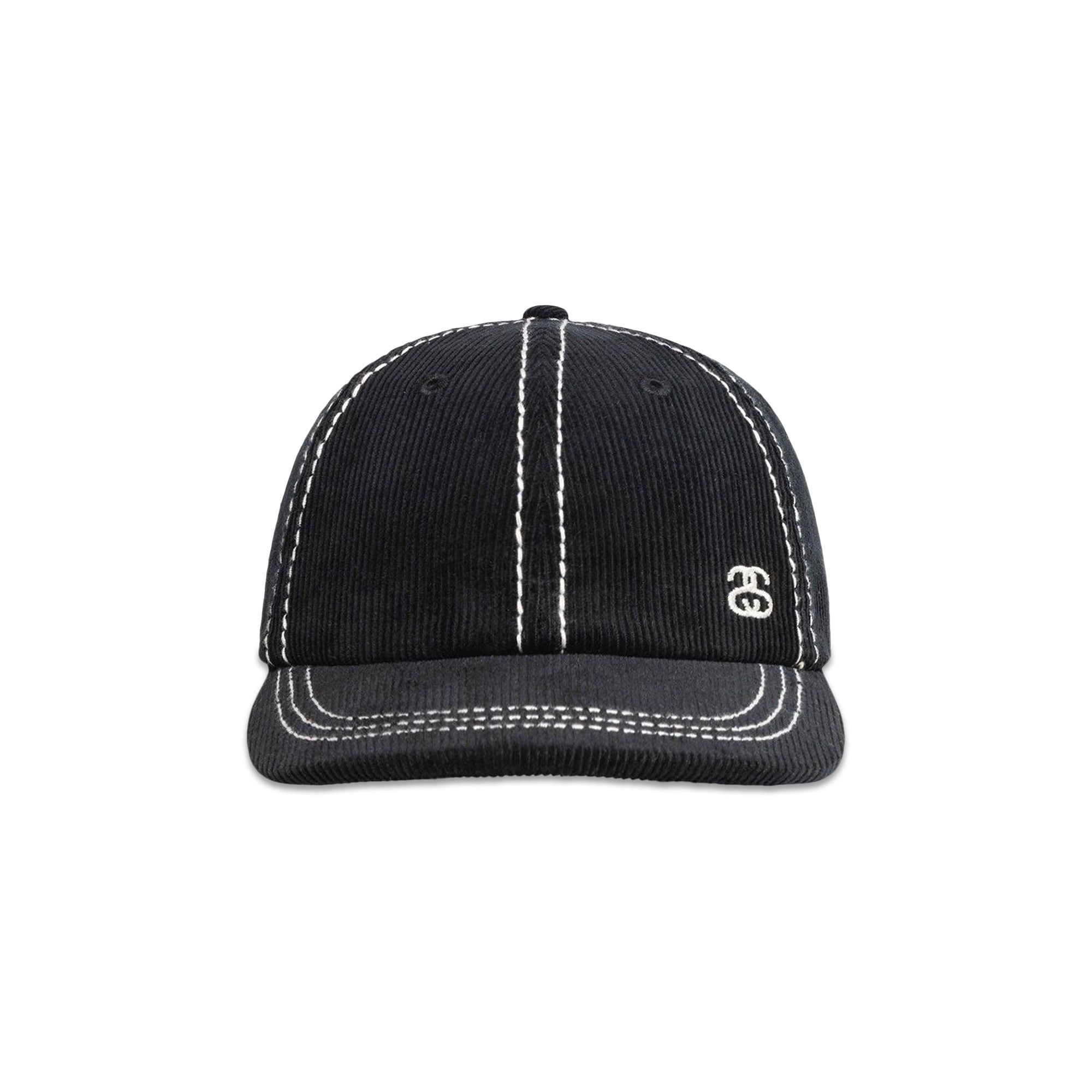 Buy Stussy Low Profile SS-Link Stitched Strapback 'Black