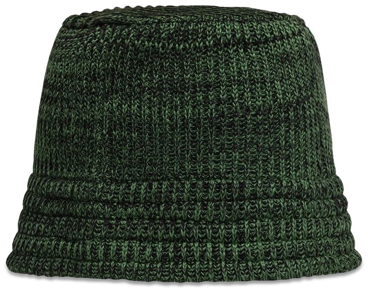 Stussy Marl Knit Bucket Hat Green