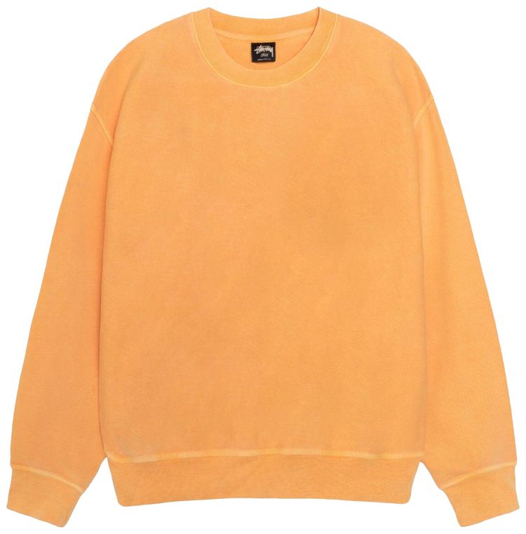 Stussy Pigment Dyed Buana Crew Orange