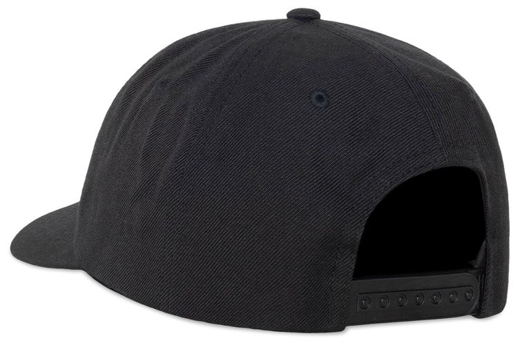 Stussy Low Profile Bent Crown Snapback Black