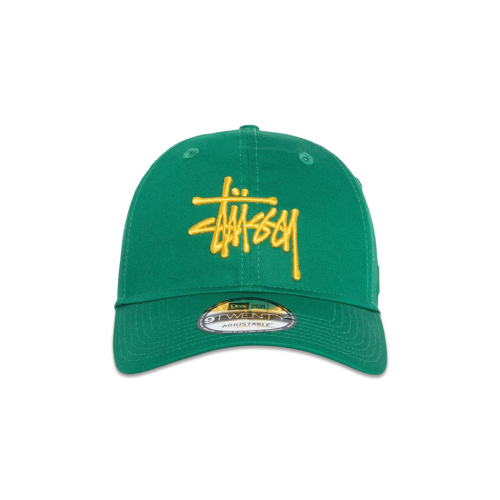 STUSSY×NEW ERA 9TWENTY BASIC green Buy Stussy New Era 9TWENTY Basic Strapback 'Kelly Green' - 1311107