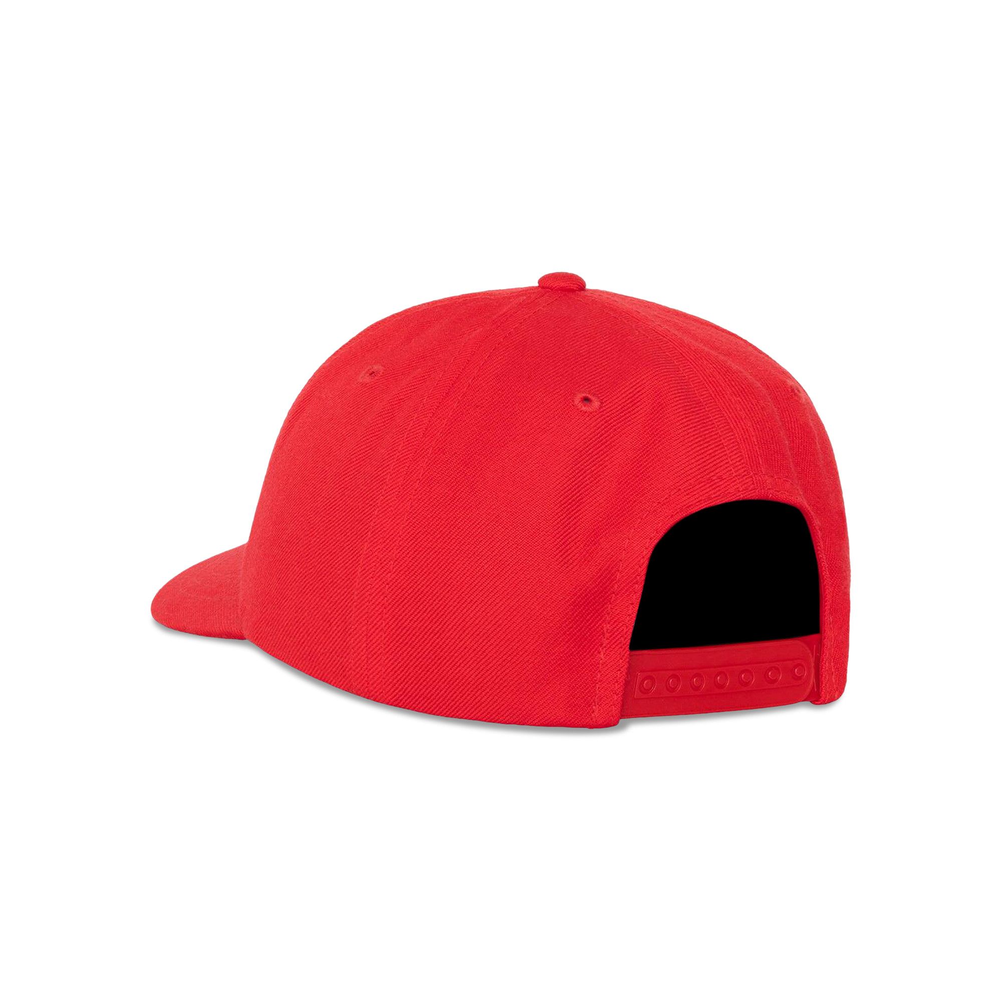 帽子 LOW PROFILE BENT CROWN SNAPBACK stussy Stussy Low Profile Bent Crown Snapback Red Men's - SS24 - US