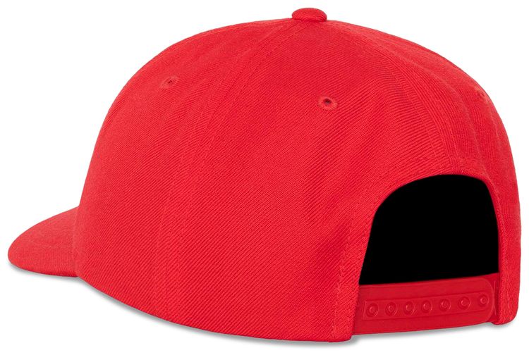 Stussy Low Profile Bent Crown Snapback Red