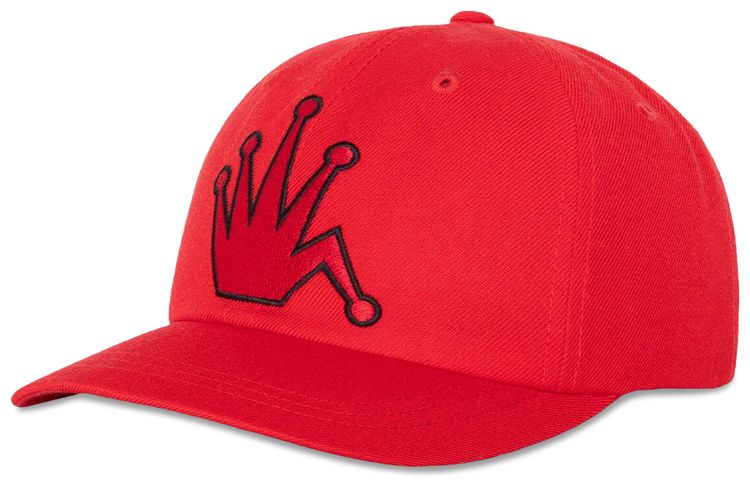 Stussy Low Profile Bent Crown Snapback Red