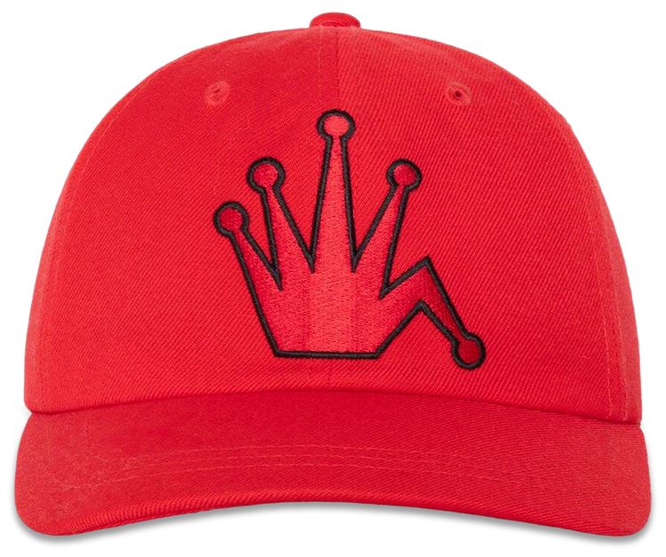 Stussy Low Profile Bent Crown Snapback Red