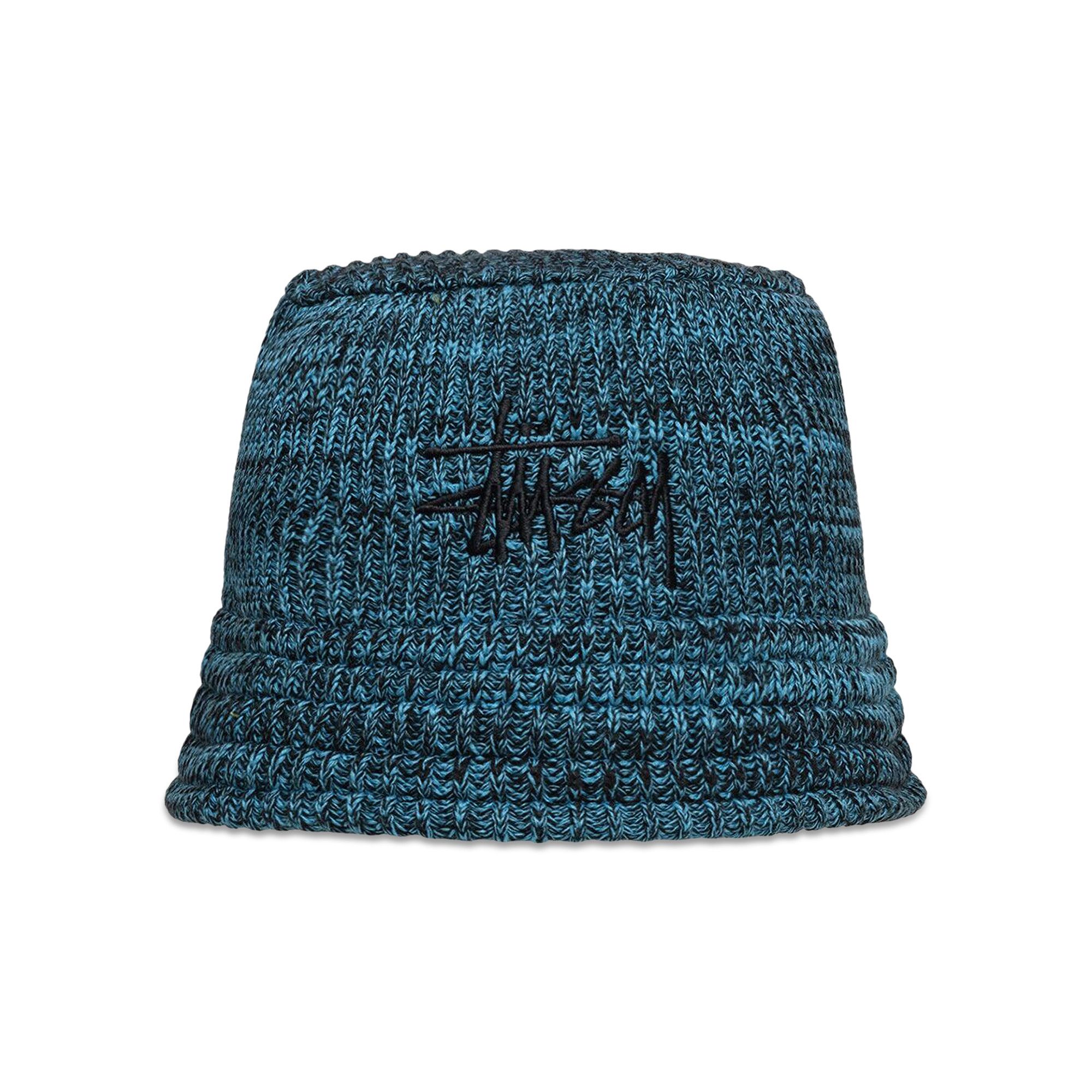Buy Stussy Marl Knit Bucket Hat Blue 1321218 BLUE GOAT UK