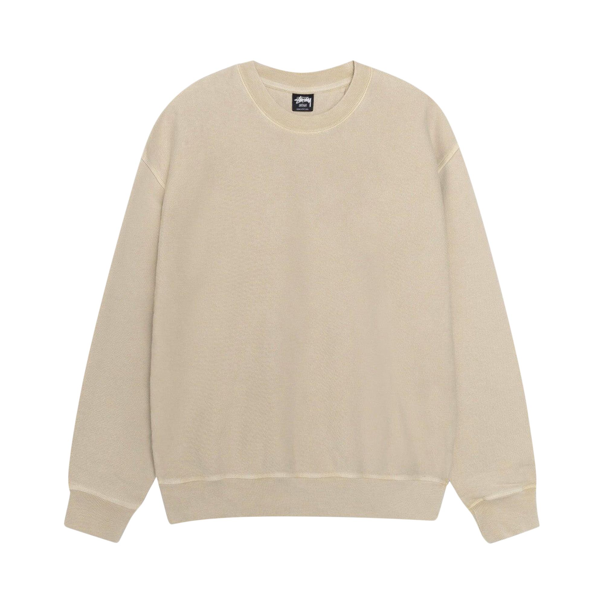 Buy Stussy Pigment Dyed Buana Crew 'Khaki' - 1915052 KHAK | GOAT