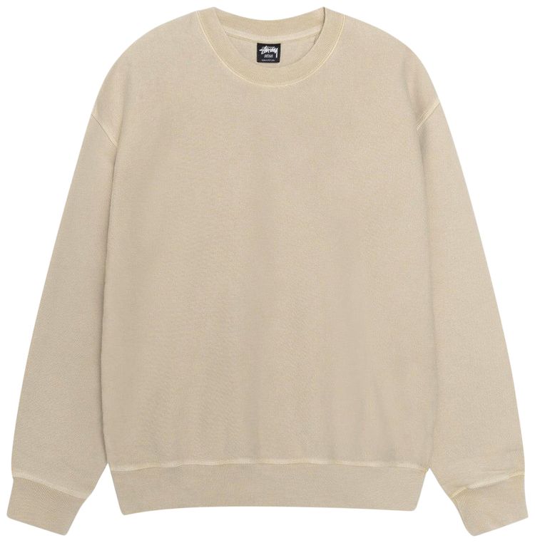 Stussy Pigment Dyed Buana Crew Khaki