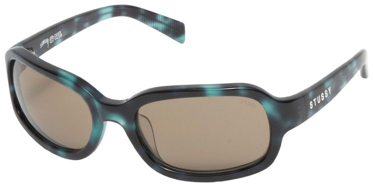 Stussy Rome Sunglasses Green TortoiseOlive