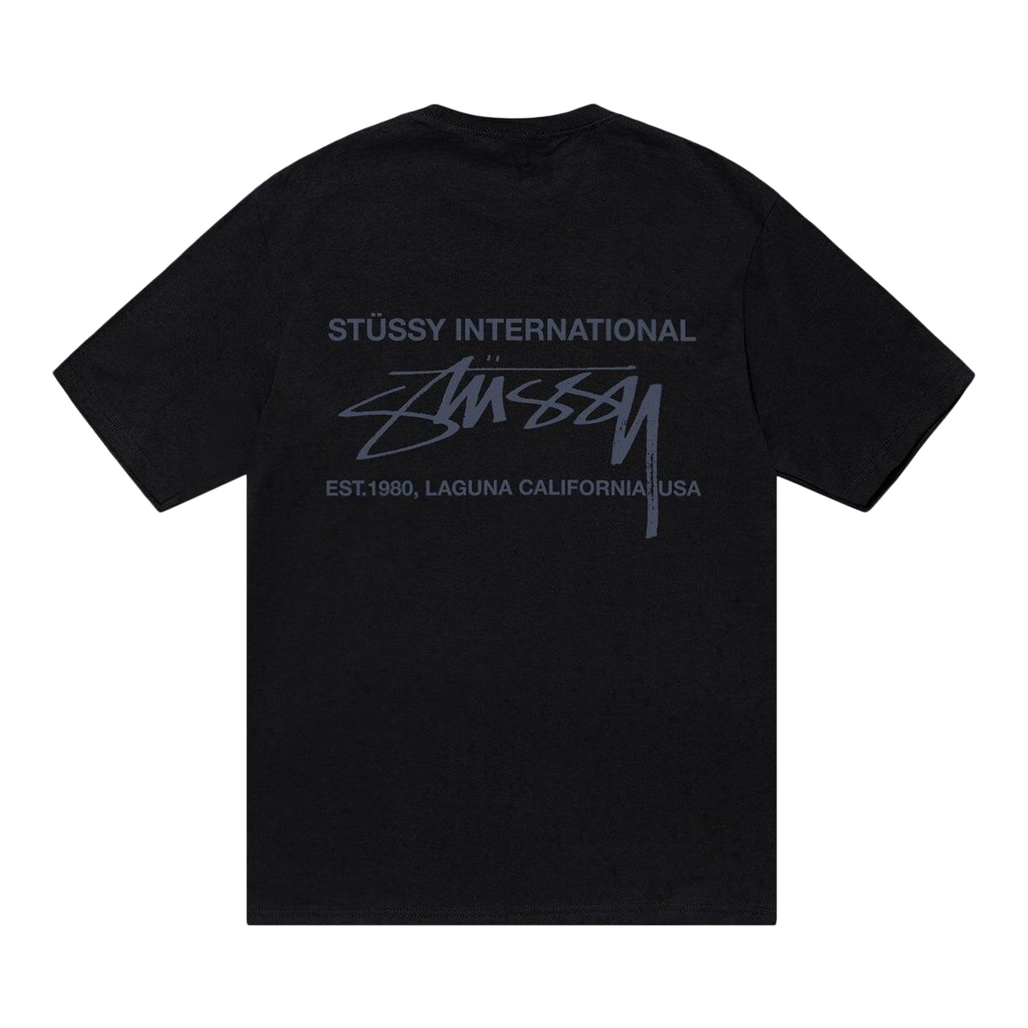 Buy Stussy Smooth International Tee 'Black' - 1905039 BLAC