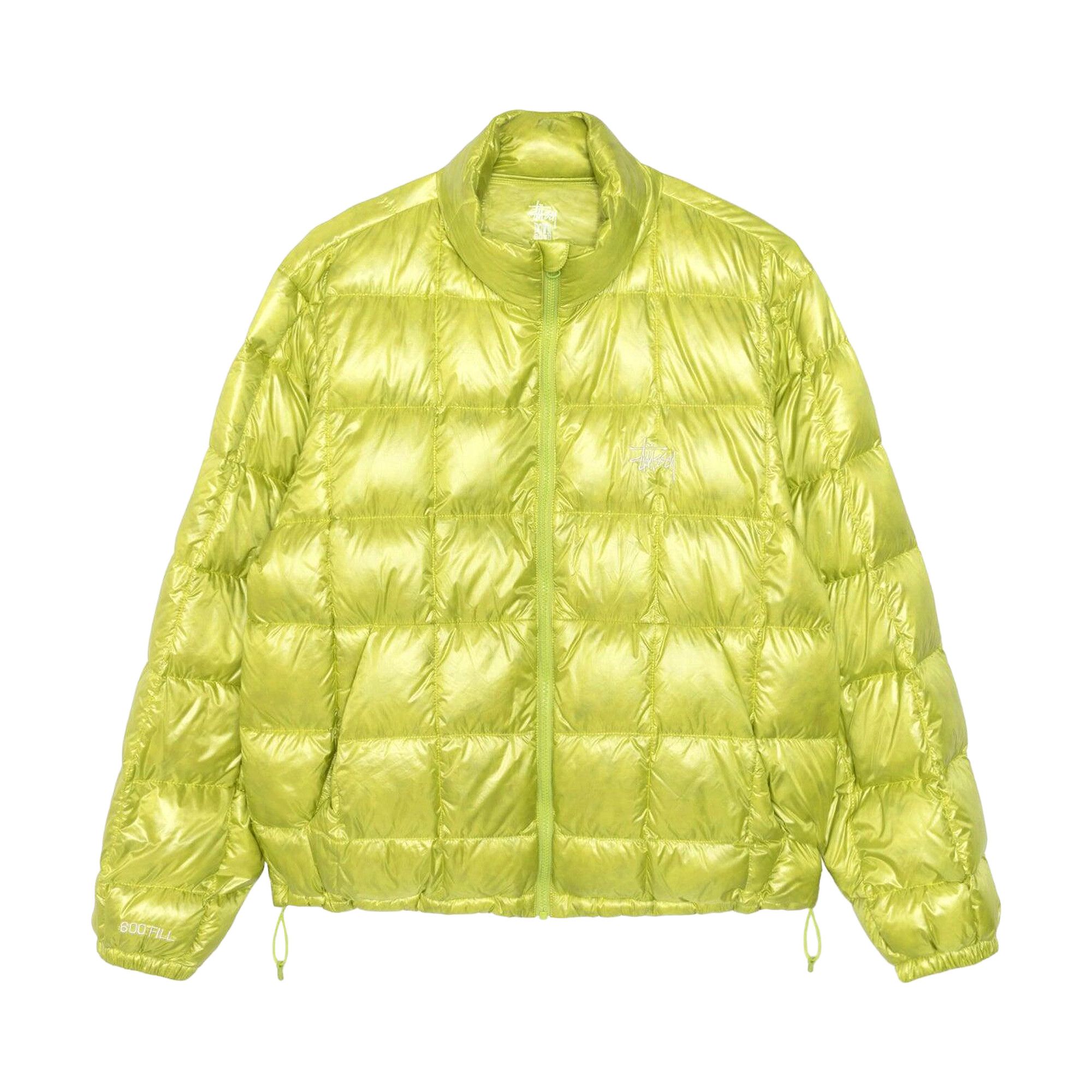 Buy Stussy Midweight Puffer 'Lime' - 115784 LIME | GOAT