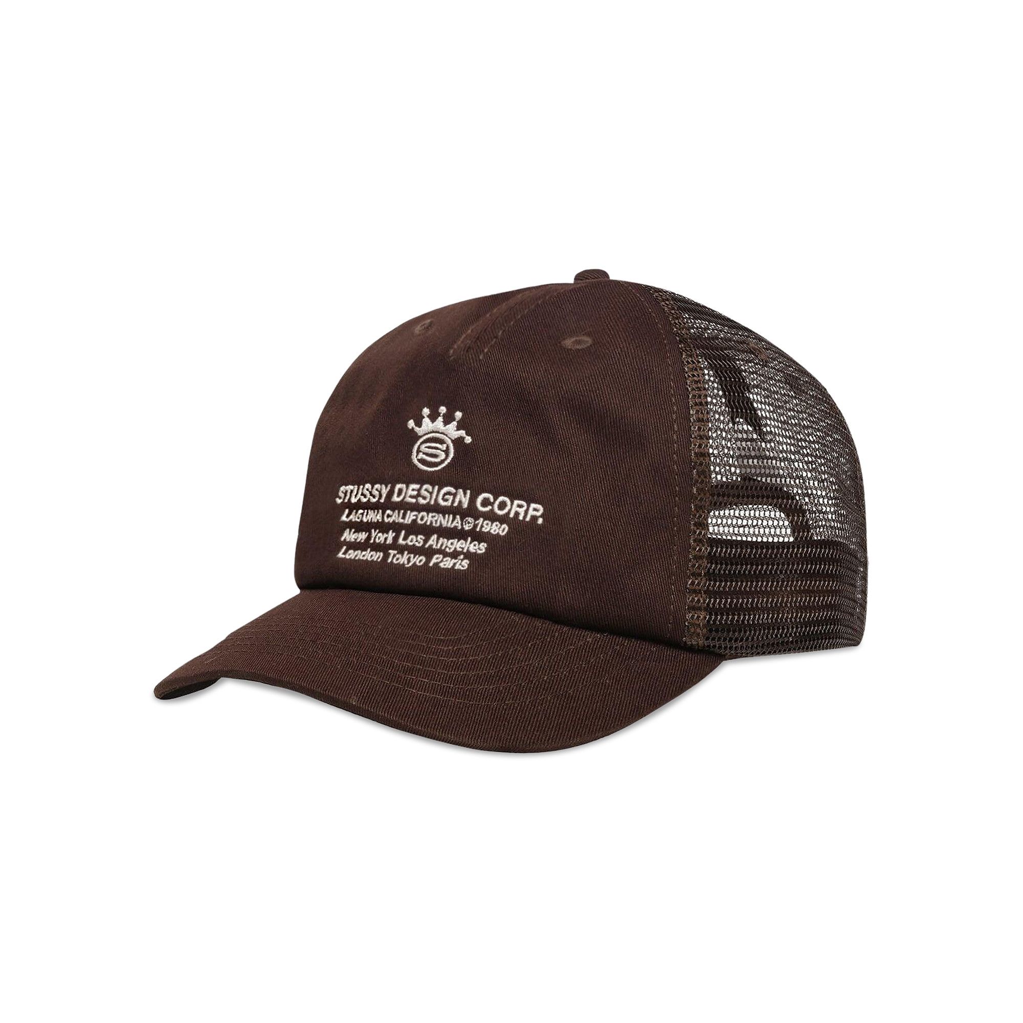 Stussy LP Design Corp Trucker Cap Brown – LESS 17