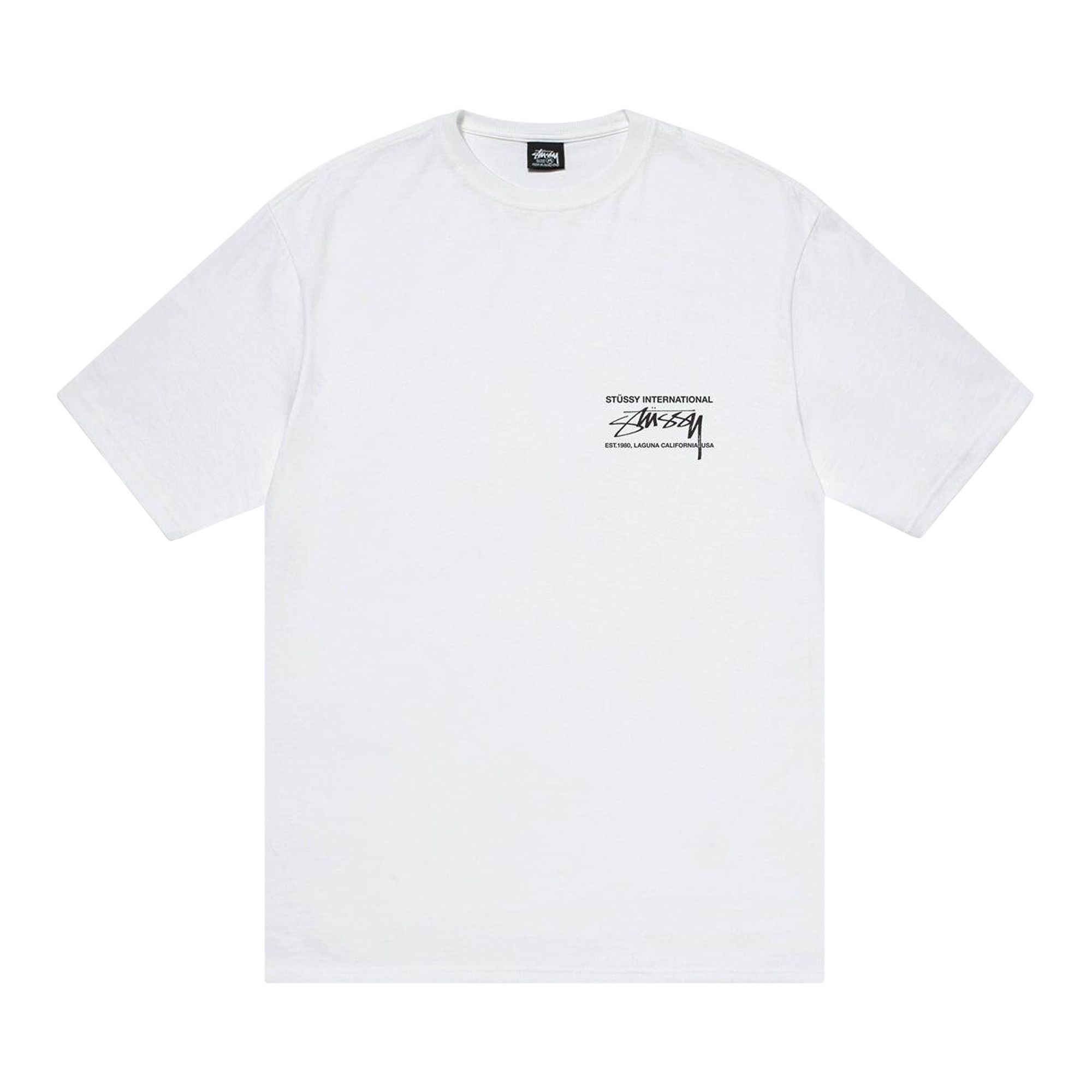 Buy Stussy Smooth International Tee 'White' - 1905039 WHIT
