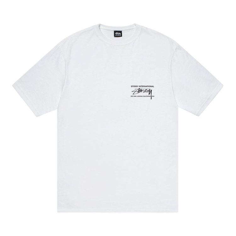 Stussy Smooth International Tee White