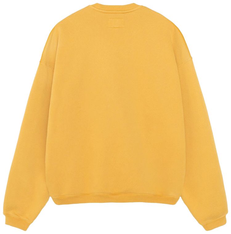 Stussy Athletics Crew Washed Gold