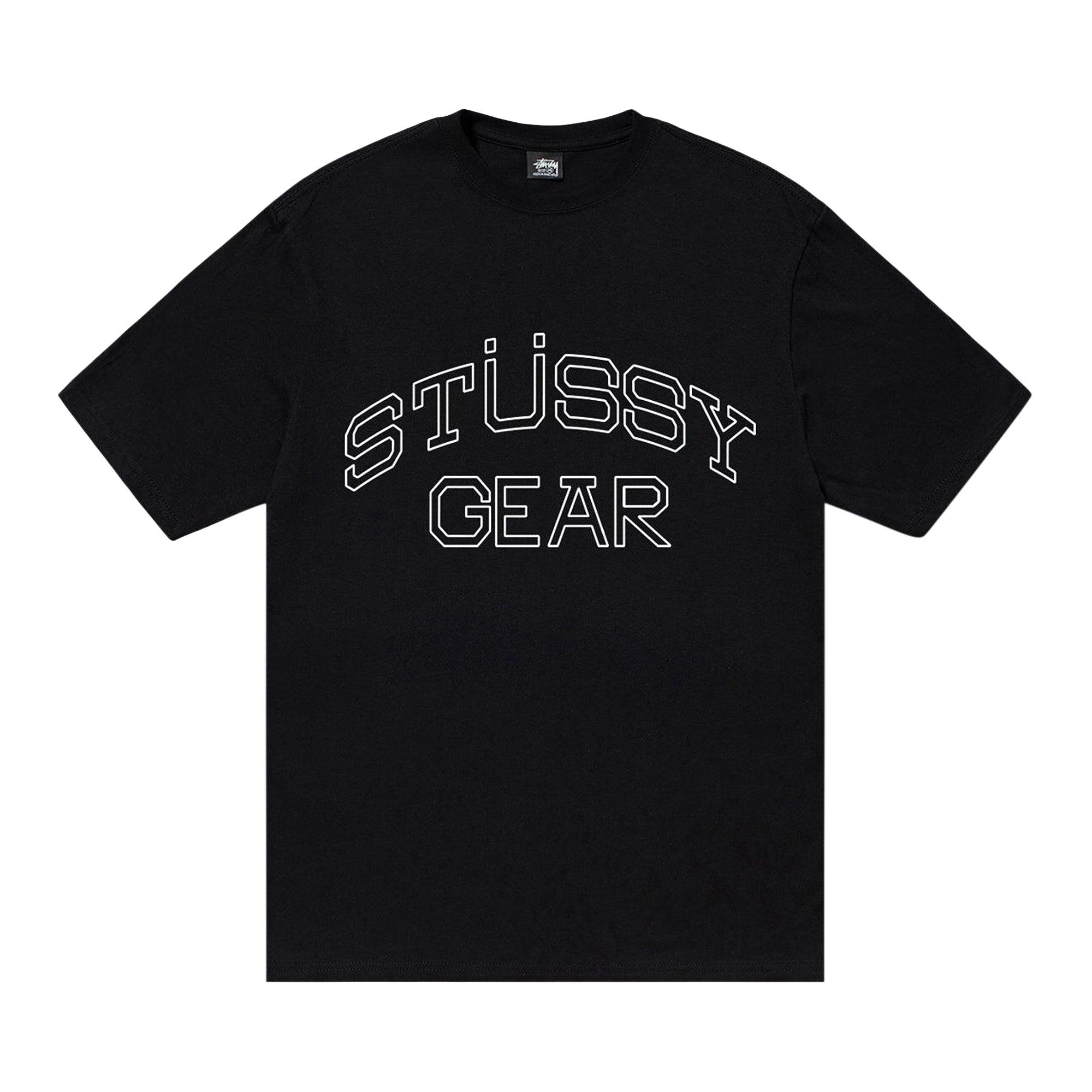 Buy Stussy Gear Tee 'Black' - 1905035 BLAC | GOAT