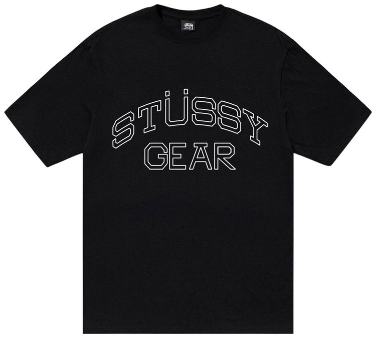 Stussy Gear Tee Black