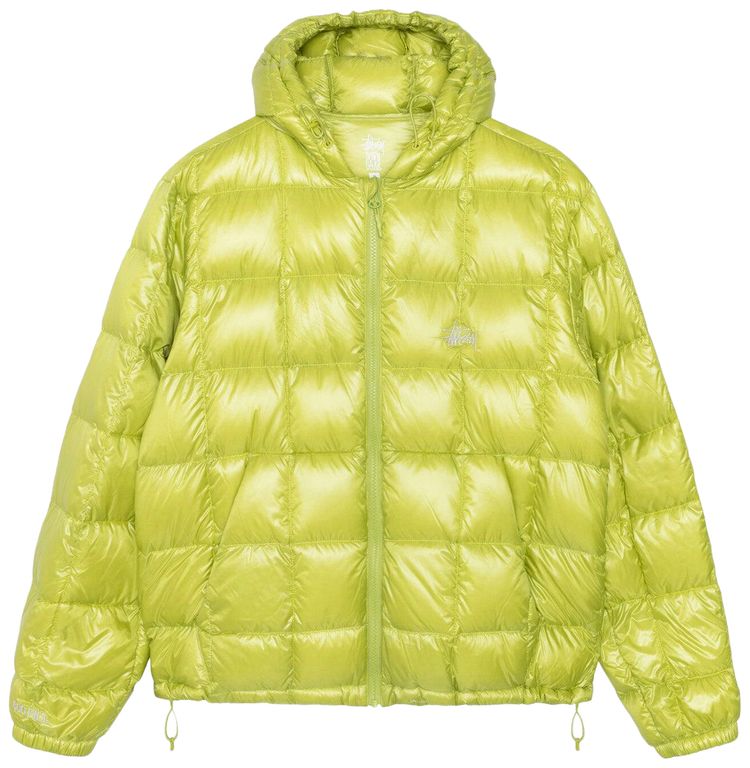 Stussy Midweight Hooded Puffer Lime