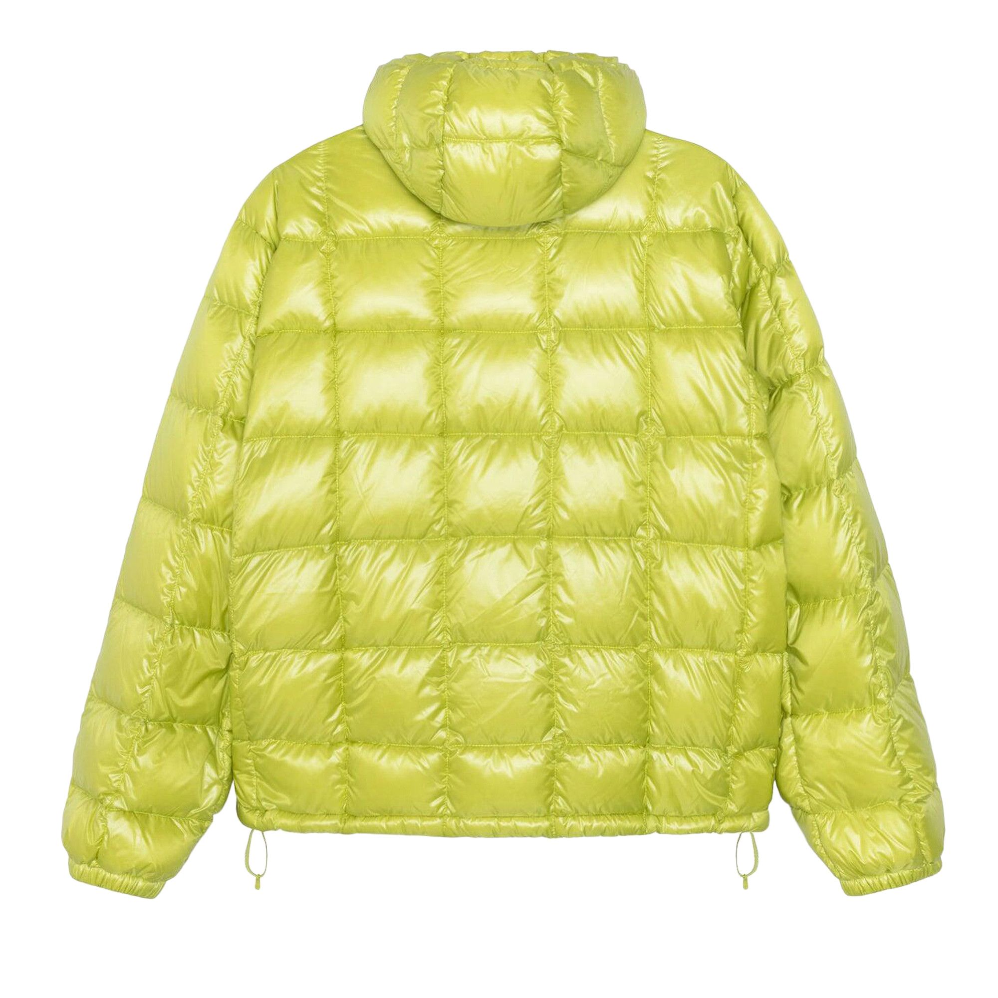 Buy Stussy Midweight Hooded Puffer 'Lime' - 115783 LIME | GOAT