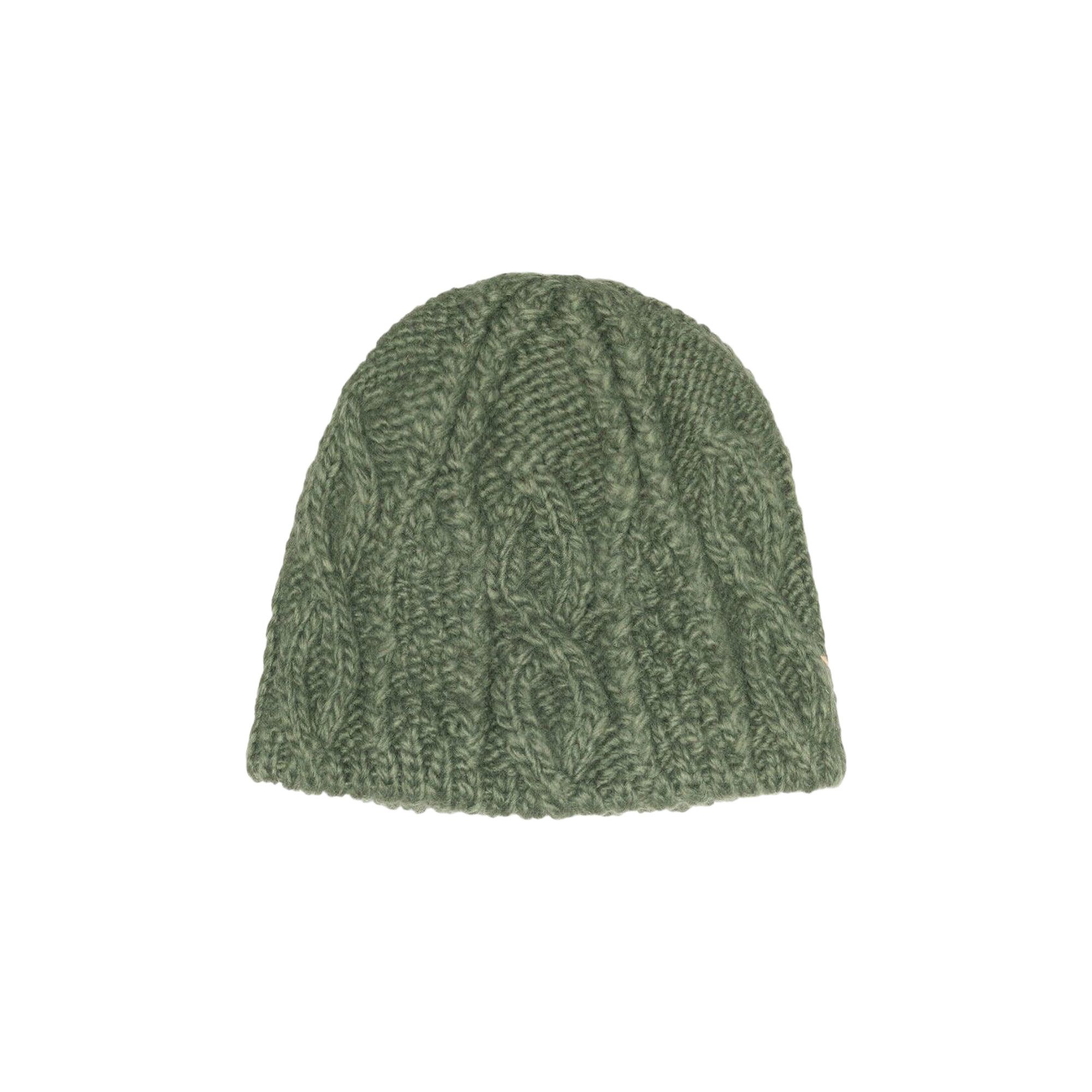 Buy Stussy Cable Knit Skullcap 'Army' - 1321189 ARMY | GOAT