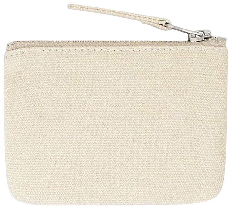 Stussy Needle Punch Coin Pouch Natural