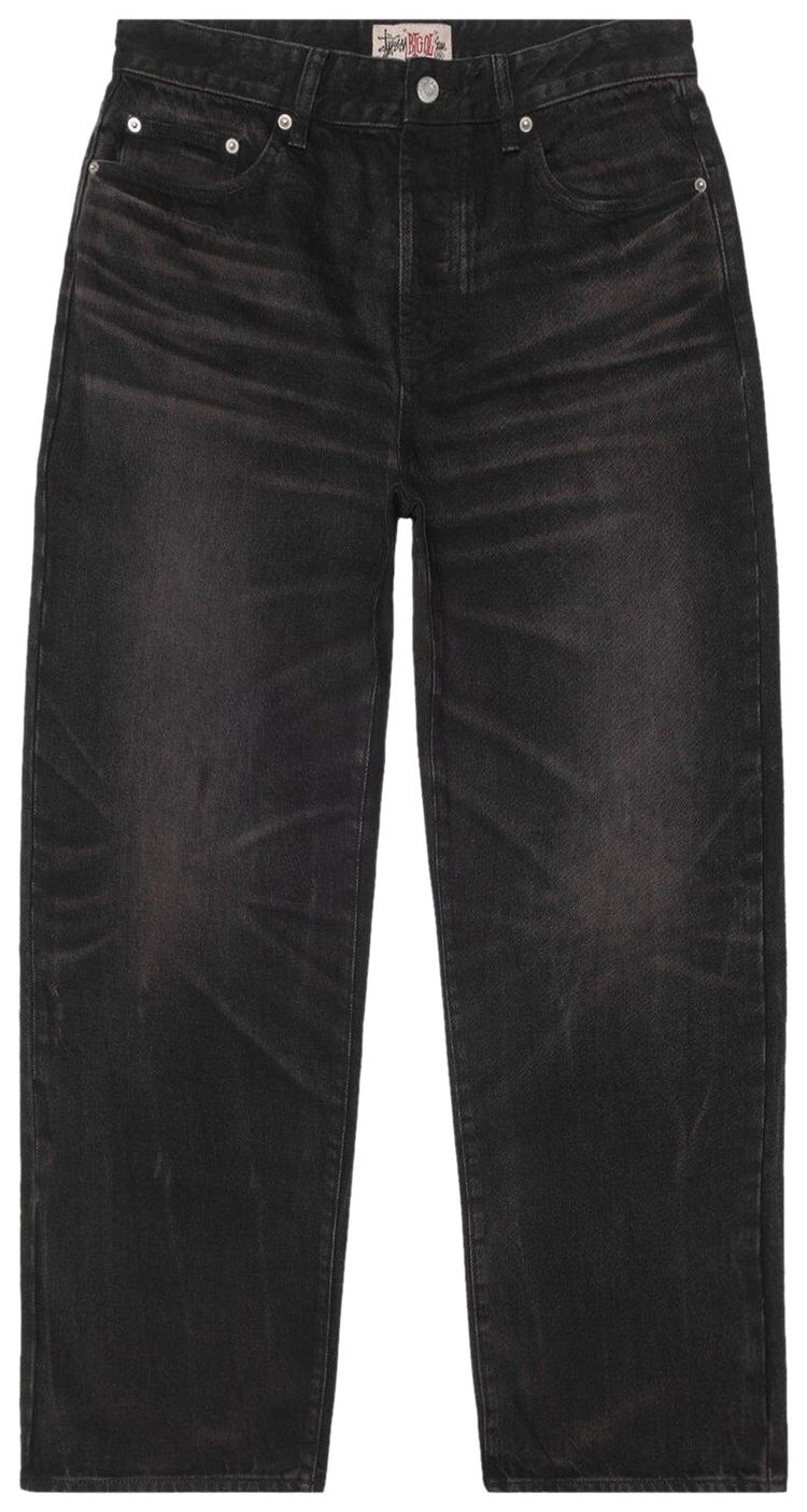 Stussy Vintage Wash Denim Big Ol Jean Black