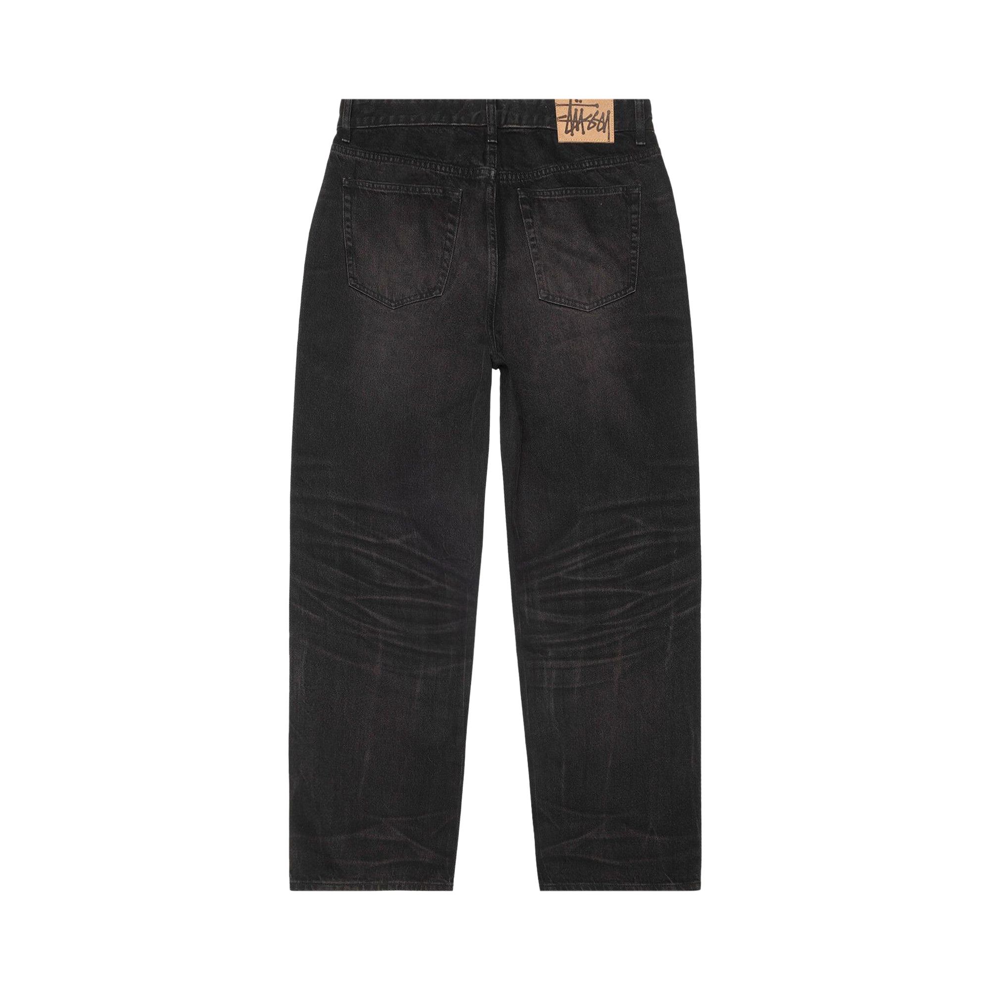 Buy Stussy Vintage Wash Denim Big Ol' Jean 'Black' - 116698
