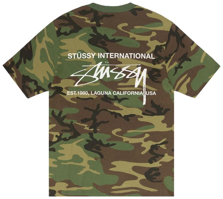 Stussy Smooth International Tee Camo