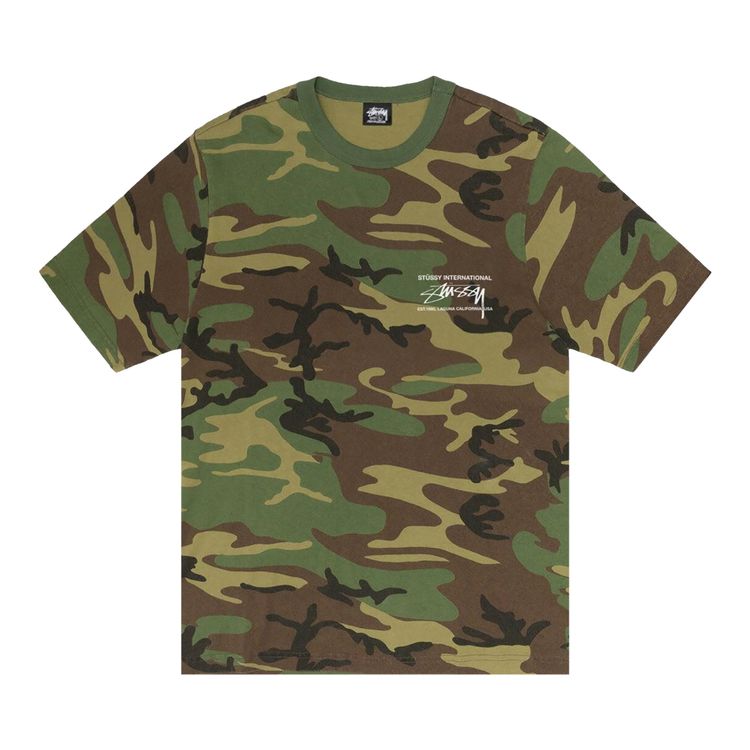 Stussy Smooth International Tee 'Camo'