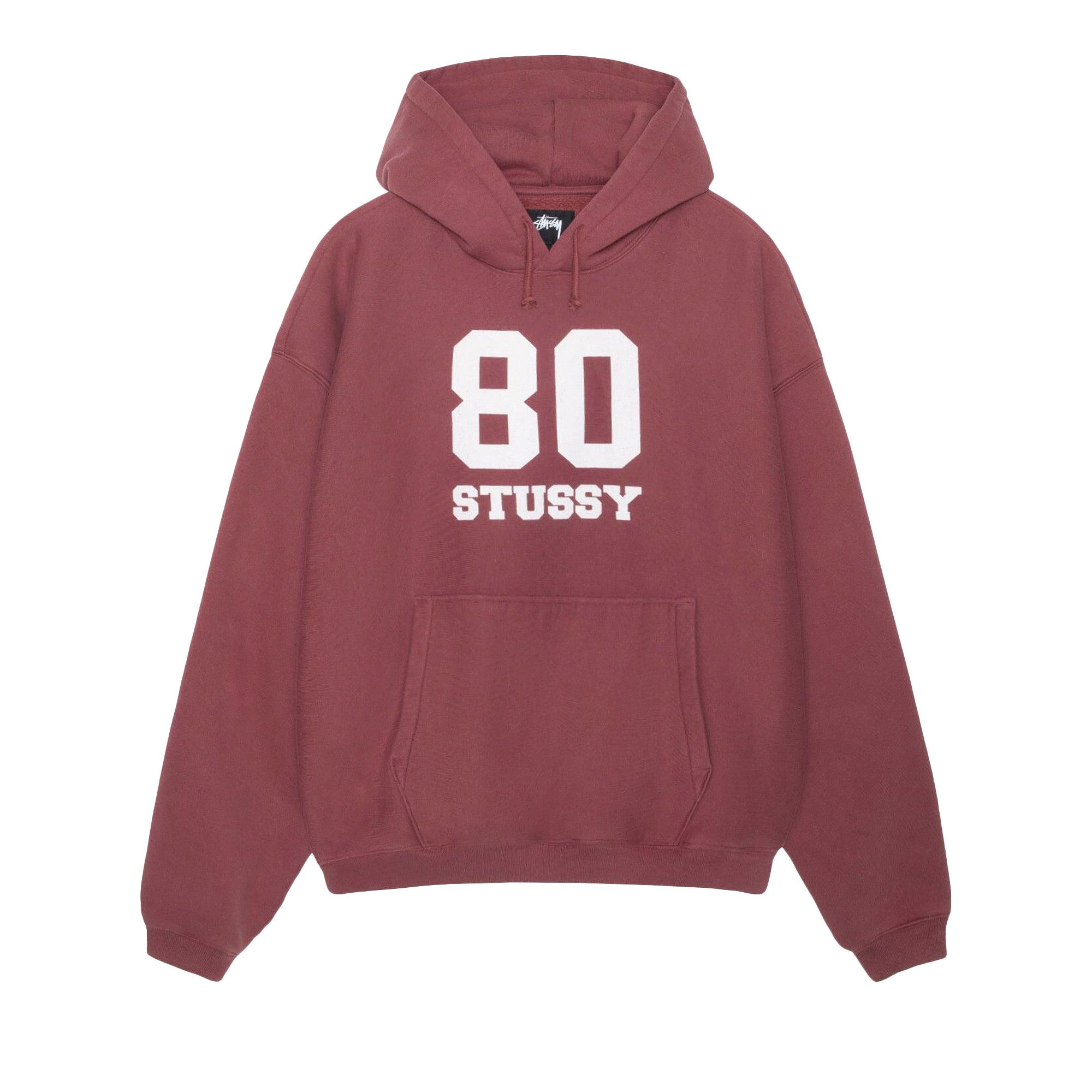 Achetez des Stussy 80 Relaxed Hoodie Maroon 118569 MARO GOAT FR