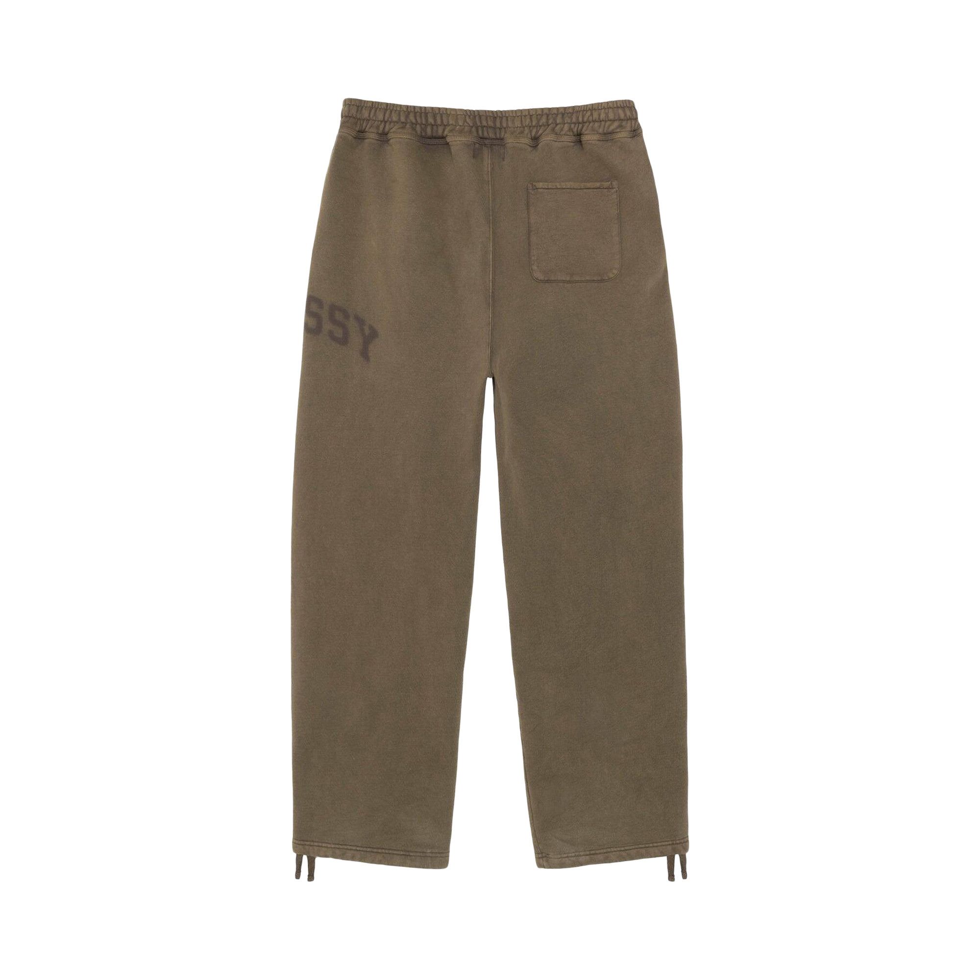うのにもお得な情報満載！ Buy Stussy Faded Graphic Fleece Pant 'Olive' - 116667 OLIV パンツ