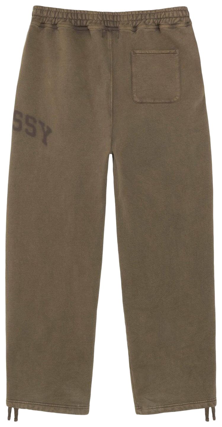 Stussy Faded Graphic Fleece Pant Olive
