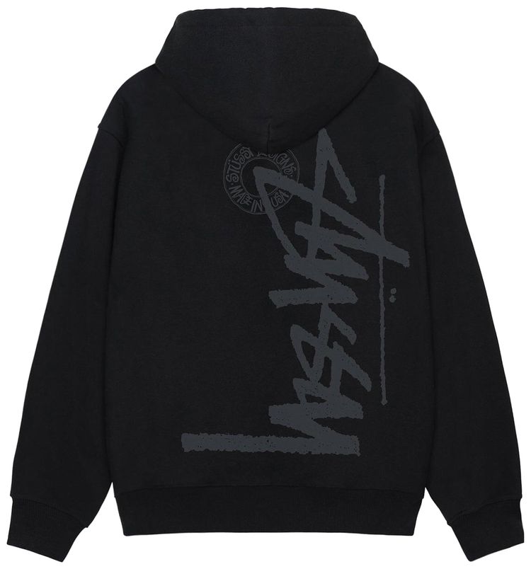 Stussy Buana Stock Zip Hoodie Black