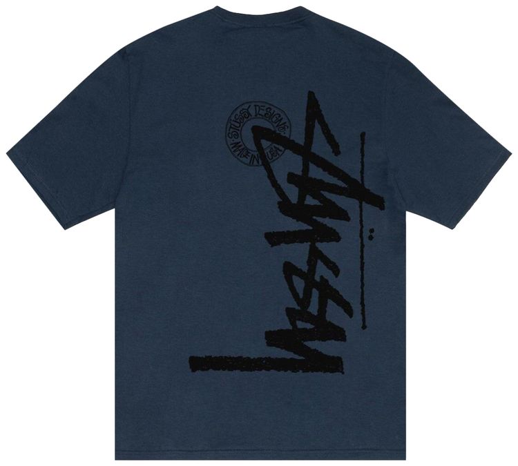 Stussy Buana Stock Tee Navy