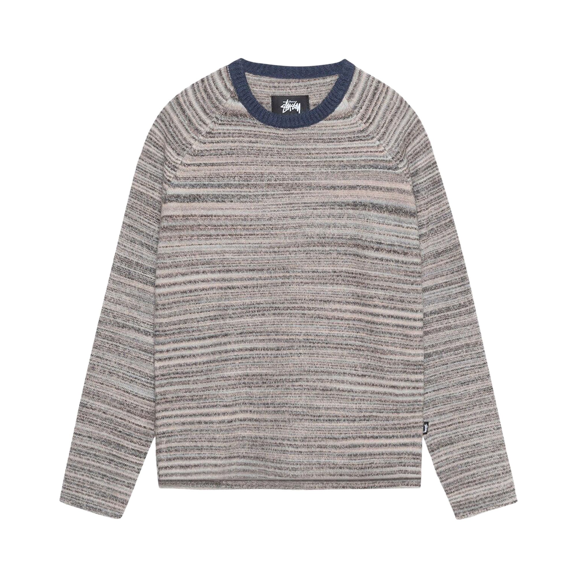 若者の大愛商品 Buy Multi 'Grey Crew Collar Contrast Knit Textured Stussy トップス