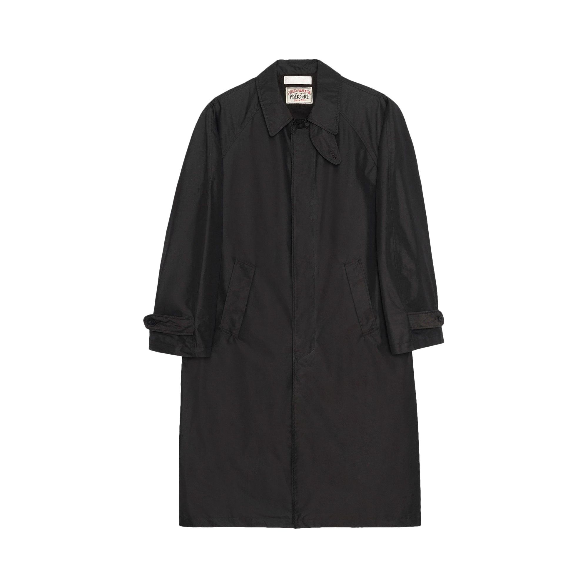 Buy Stussy x Our Legacy Work Shop Raglan Car Coat 'Soot Black
