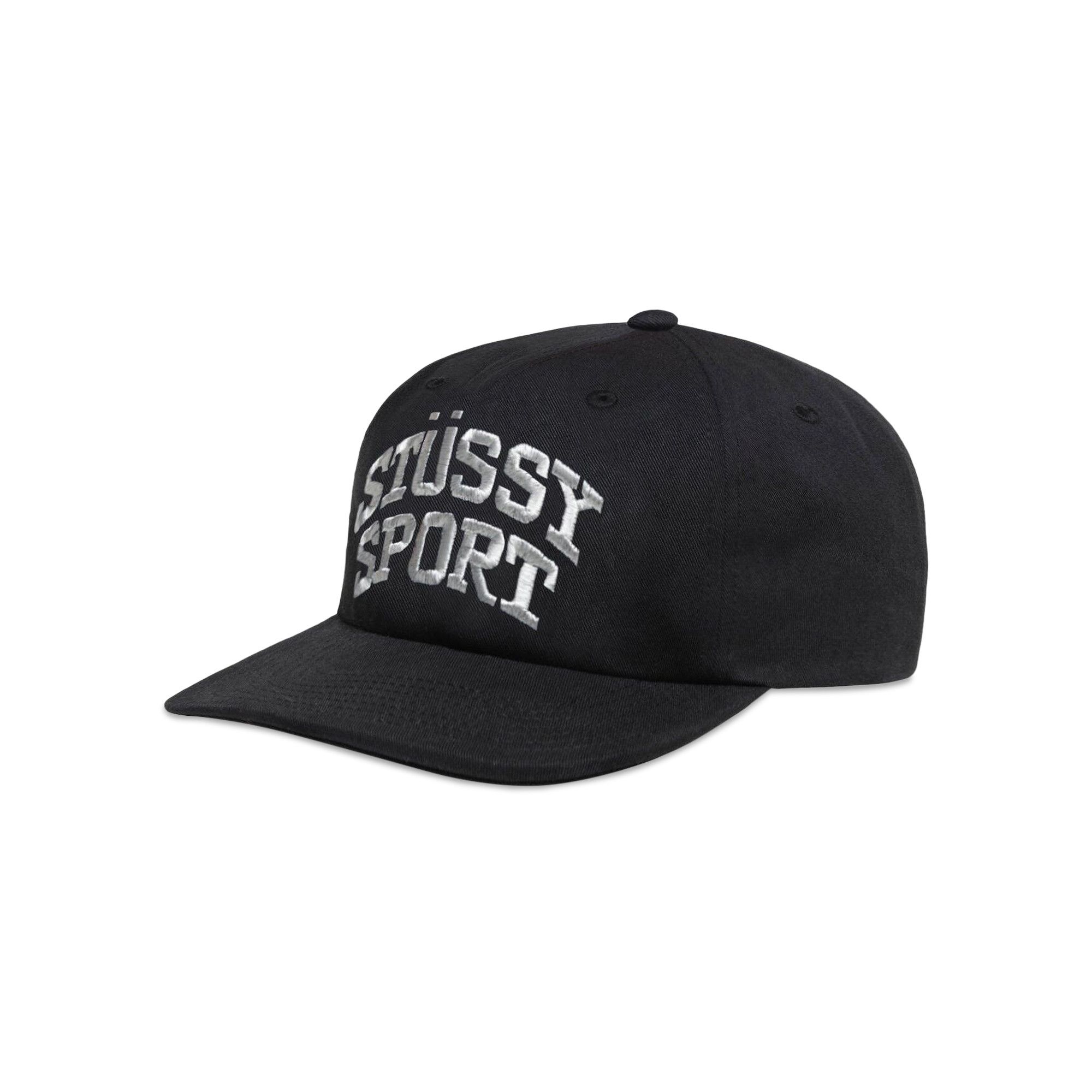 Buy Stussy Mid Depth Sport Snapback 'Black/Metallic' - 1311158