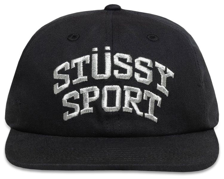 Stussy Mid Depth Sport Snapback BlackMetallic