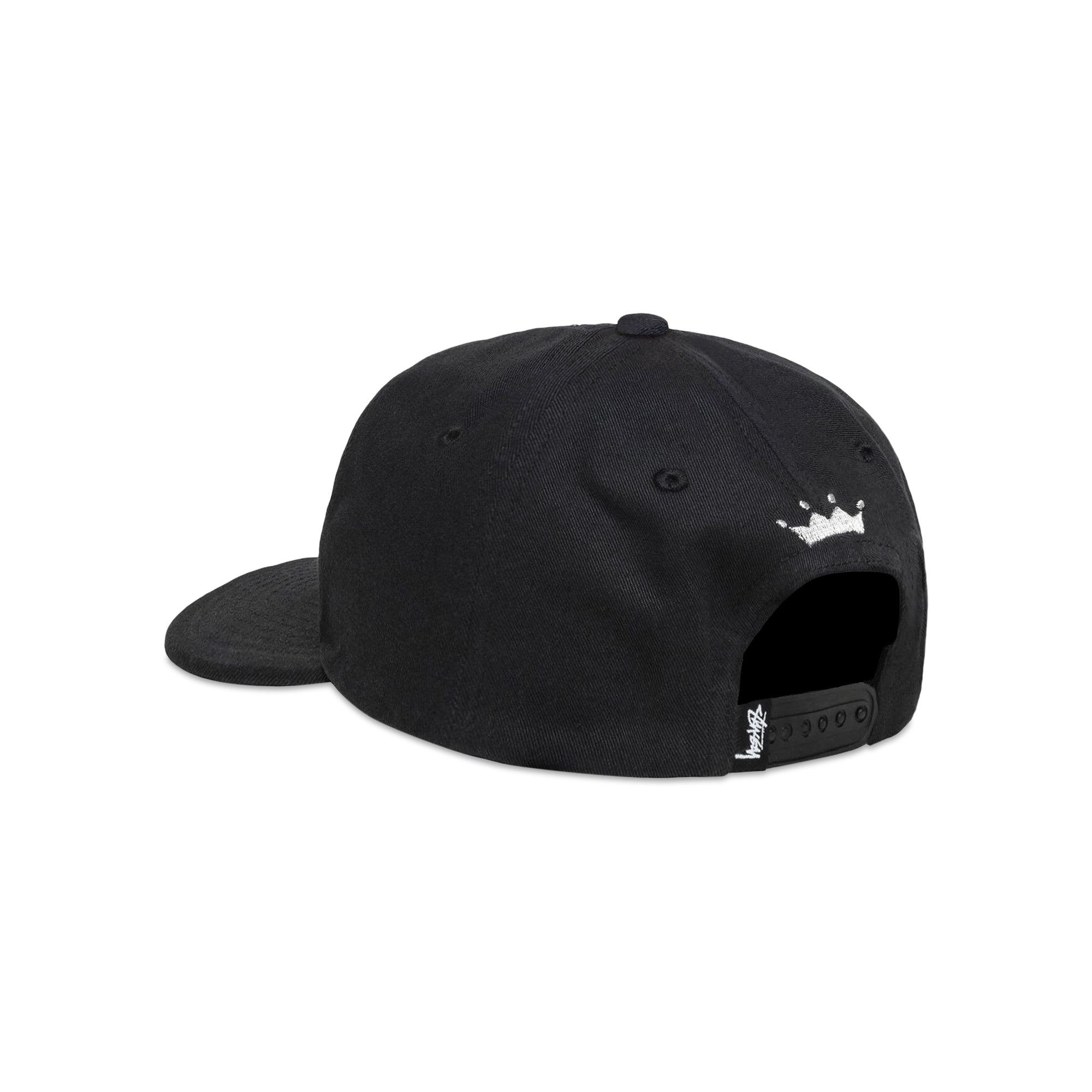 Buy Stussy Mid Depth Sport Snapback 'Black/Metallic