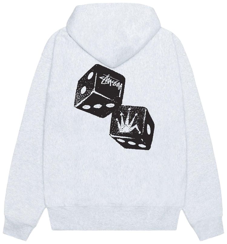 Stussy Shakers Hoodie Ash Heather