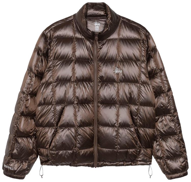 Stussy Midweight Puffer Brown