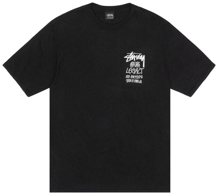 Stussy x Our Legacy Work Shop 8 Ball Yin Yang Tee Black
