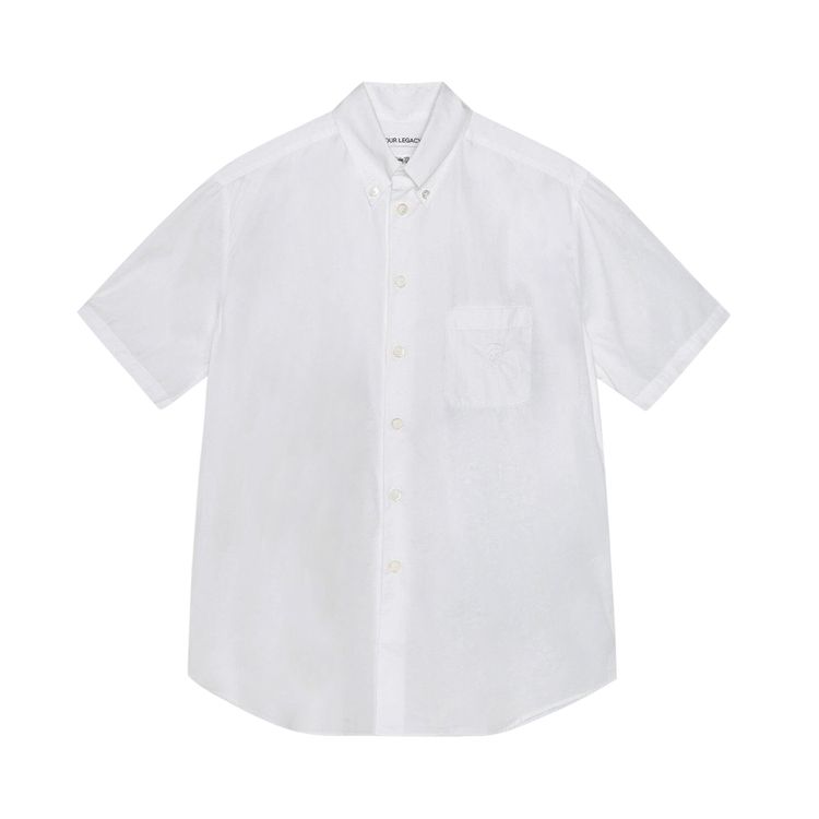 Stussy x Our Legacy Work Shop Borrowed Short Sleeve Shirt White