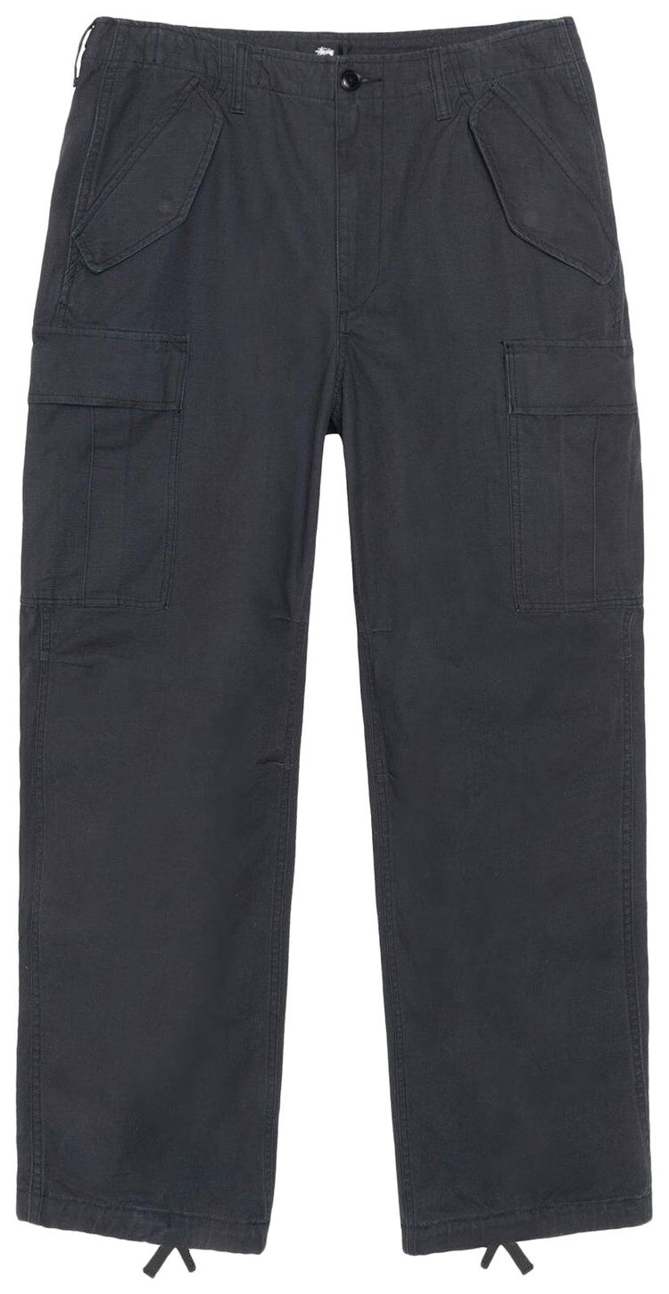 Stussy Ripstop Military Cargo Pant Black