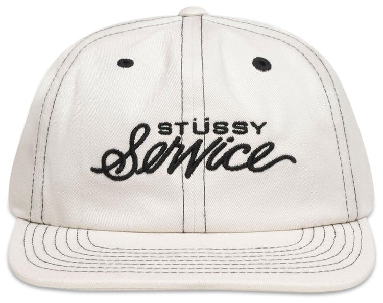 Stussy Mid Depth Service Strapback Natural