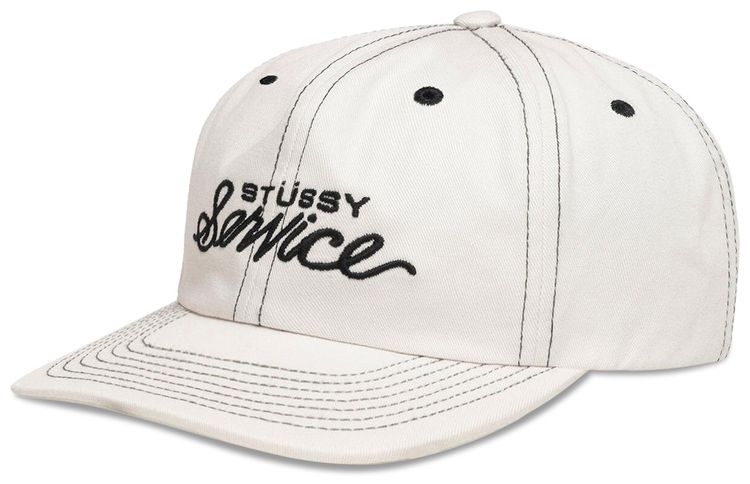 Stussy Mid Depth Service Strapback Natural