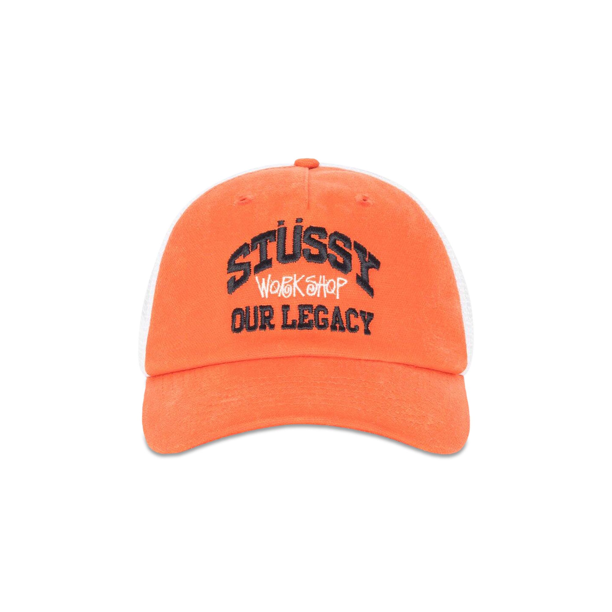 Stussy x Our Legacy Work Shop Low Profile Trucker Cap Black