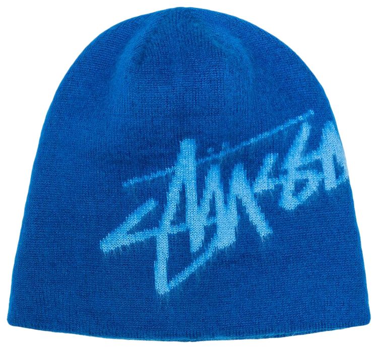 Stussy Brushed Out Stock Skullcap Blue
