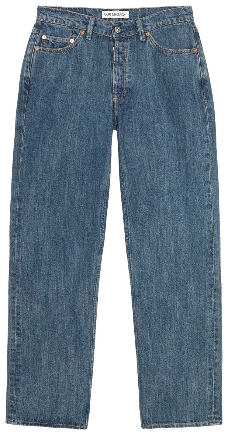 Stussy x Our Legacy Work Shop Work Cut Jean Blue Nep Wash