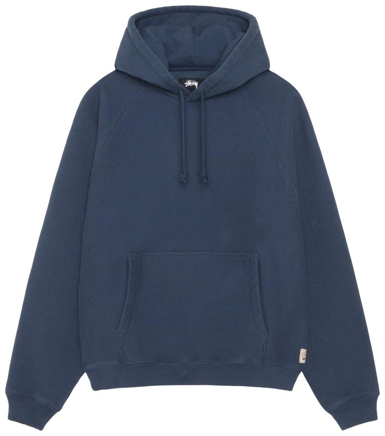 Stussy Fleece Raglan Hoodie Navy